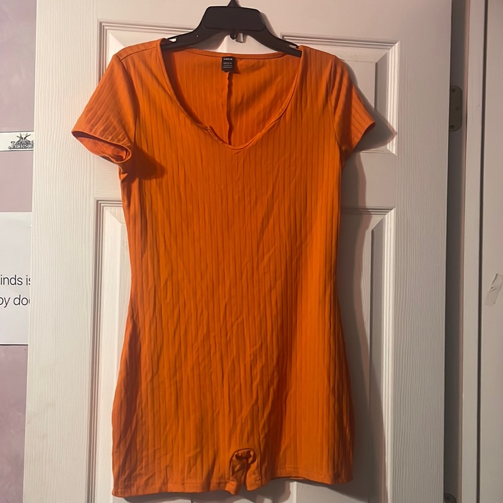 Orange Romper